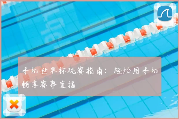 手机世界杯观赛指南:轻松用手机畅享赛事直播